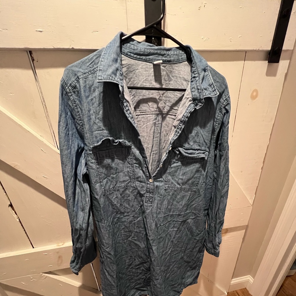Long sleeve Jean dress